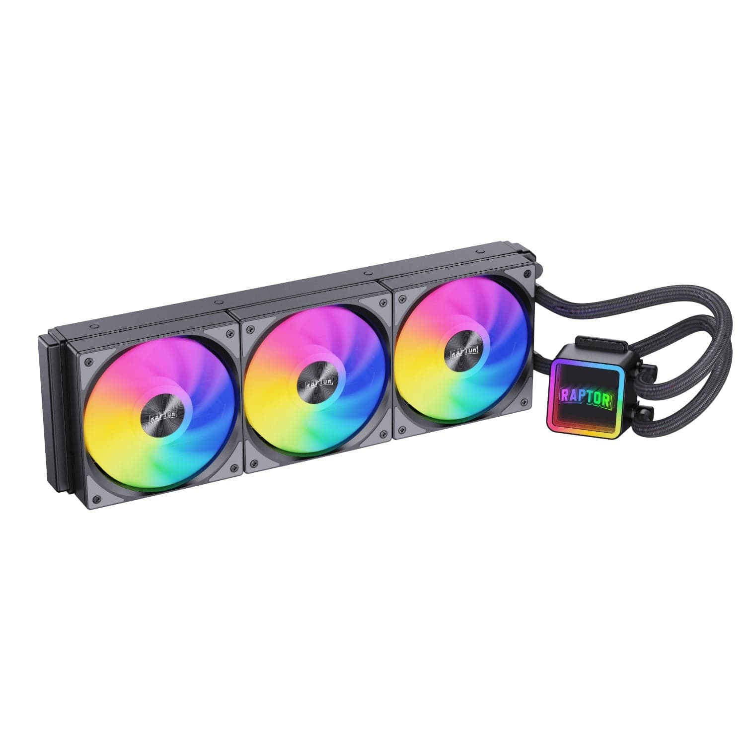 Water Cooling Raptor Aqua Core 360 3x CPU Cooler 360mm Negro (7701) · RAPTOR · Watercooler