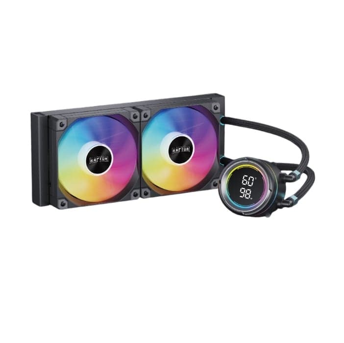 Water Cooling Raptor Aqua Pro 240 Display 2x CPU Cooler 240mm Negro (7695) · RAPTOR · Watercooler