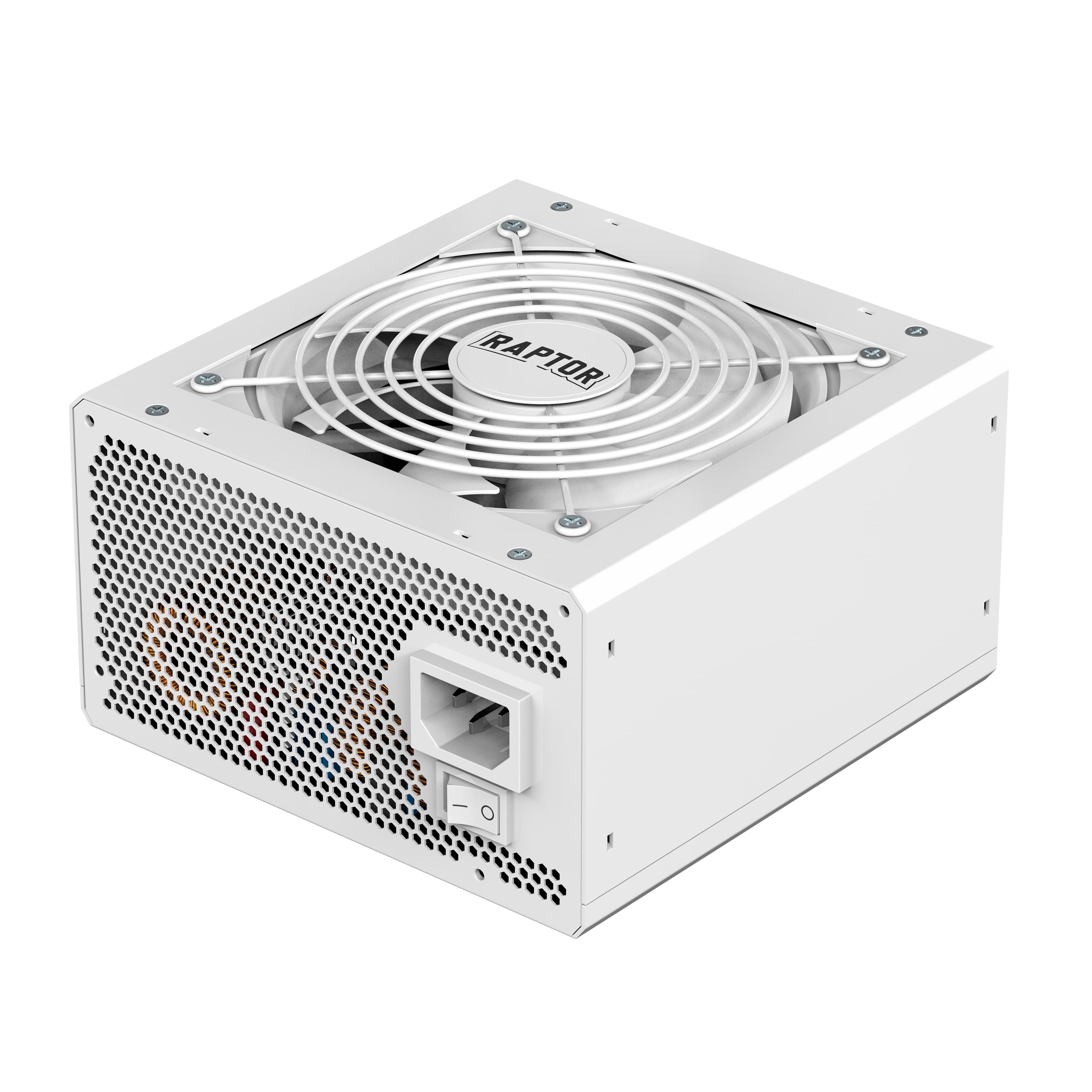 Fuente Raptor Volt 800W 80 Plus Gold Full Modular PCIe 5.1 Blanca (7633) · RAPTOR
