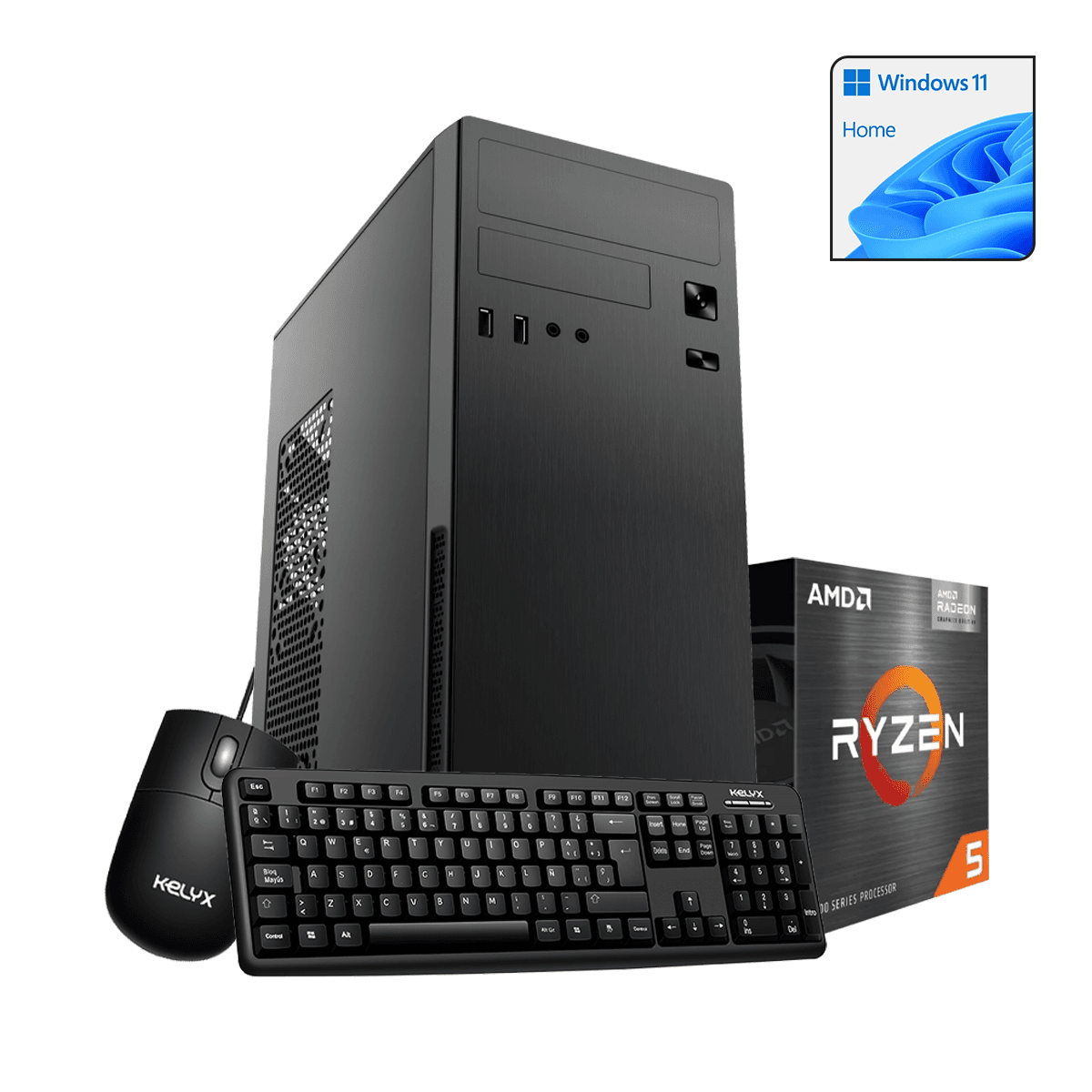 Pc Kelyx AMD Ryzen 5-5600GT 16Gb M.2 512G Win 11 Home (5543) · Kelyx · General
