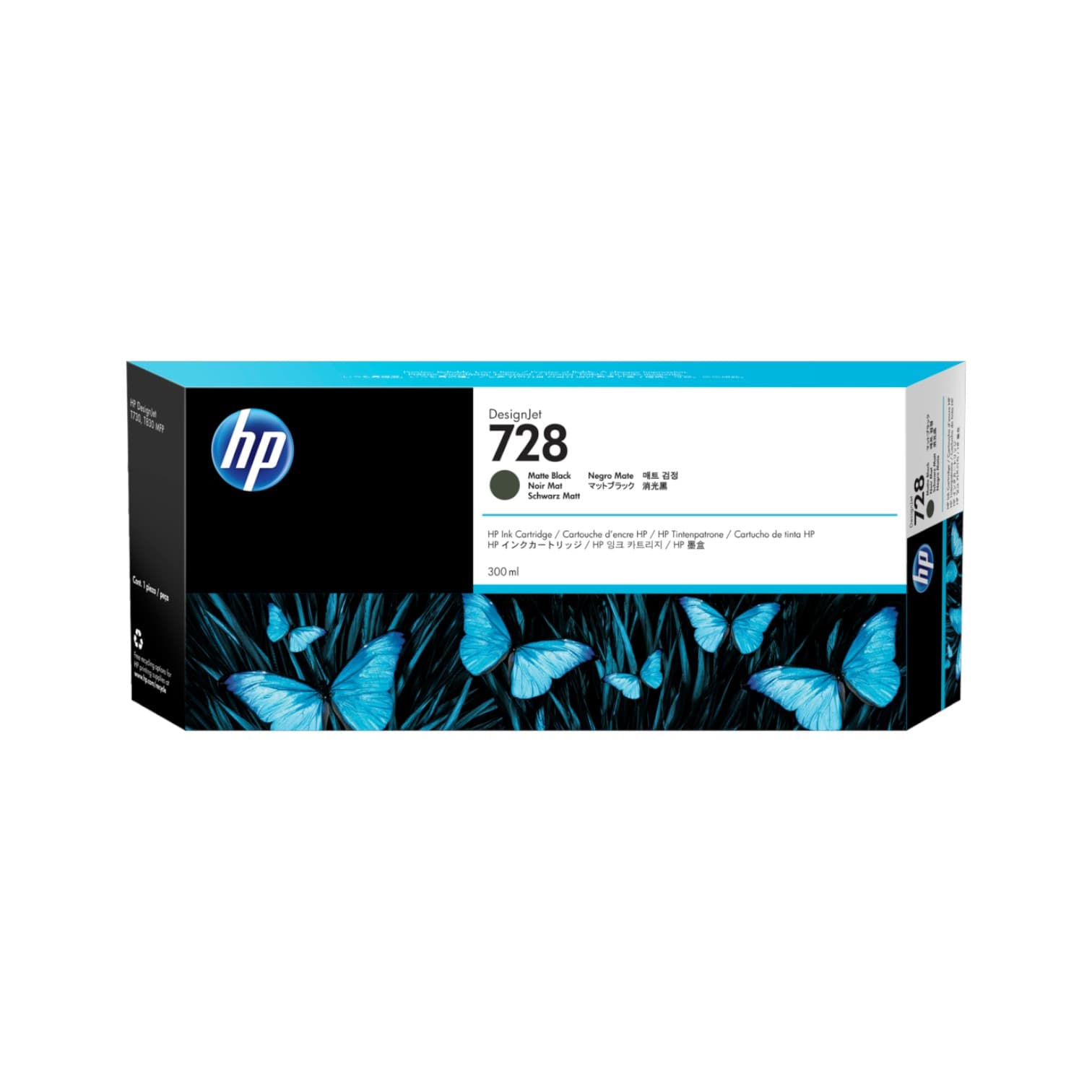 F9J68A HP 728 300-ml Matte Black Ink (7879) · HP · Cartucho de tinta