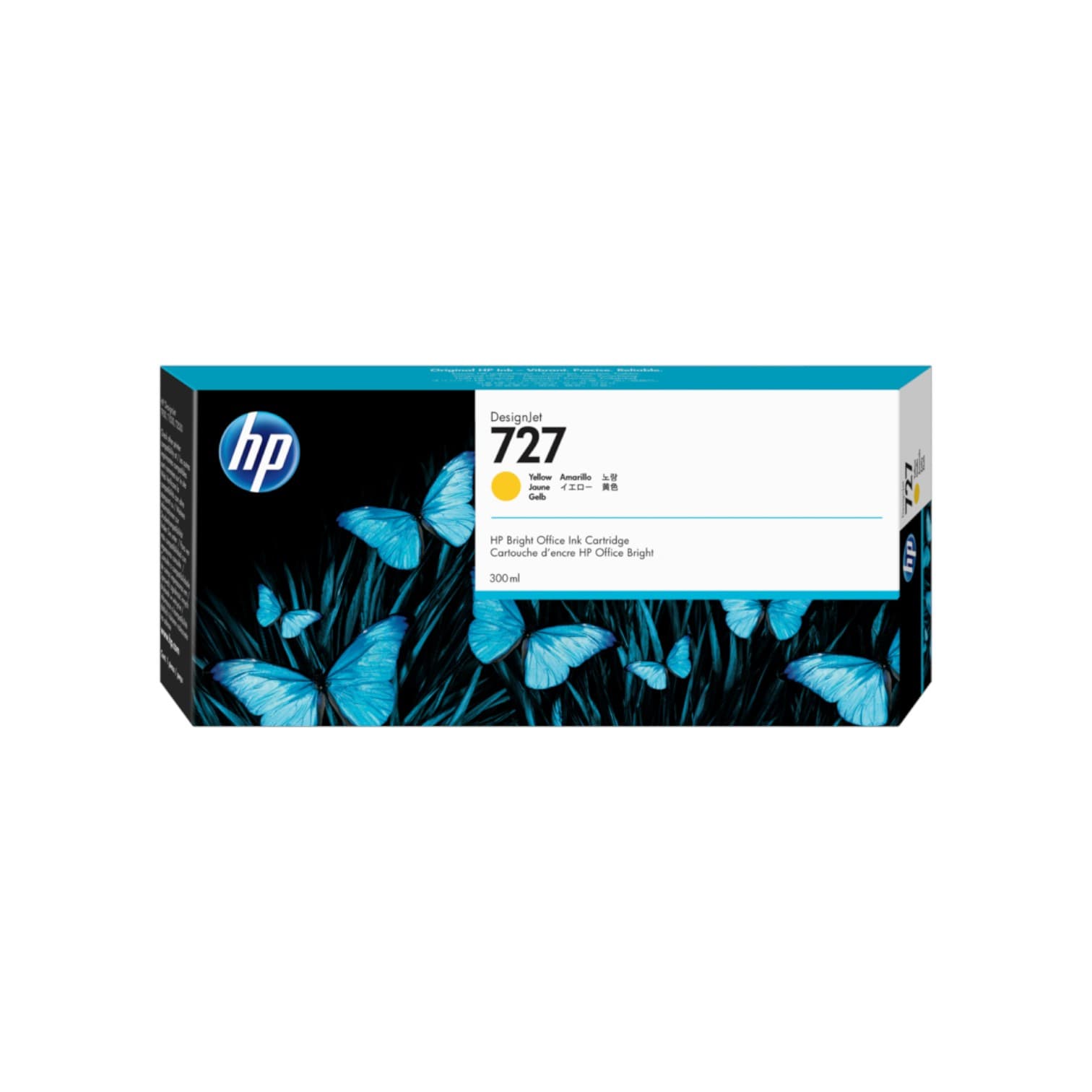 F9J78A HP 727 300-ml Yellow Ink Cartridge (3325) · HP · Cartucho de tinta