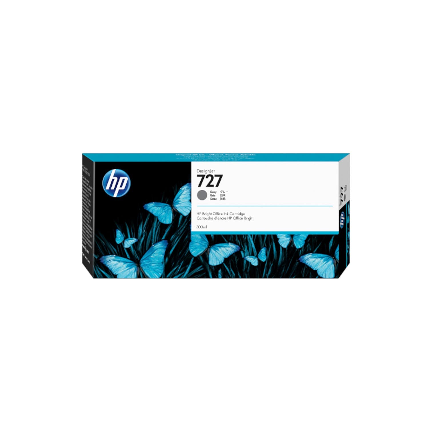 F9J80A HP 727 300-ml Gray Ink Cartridge (3349) · HP · Cartucho de tinta