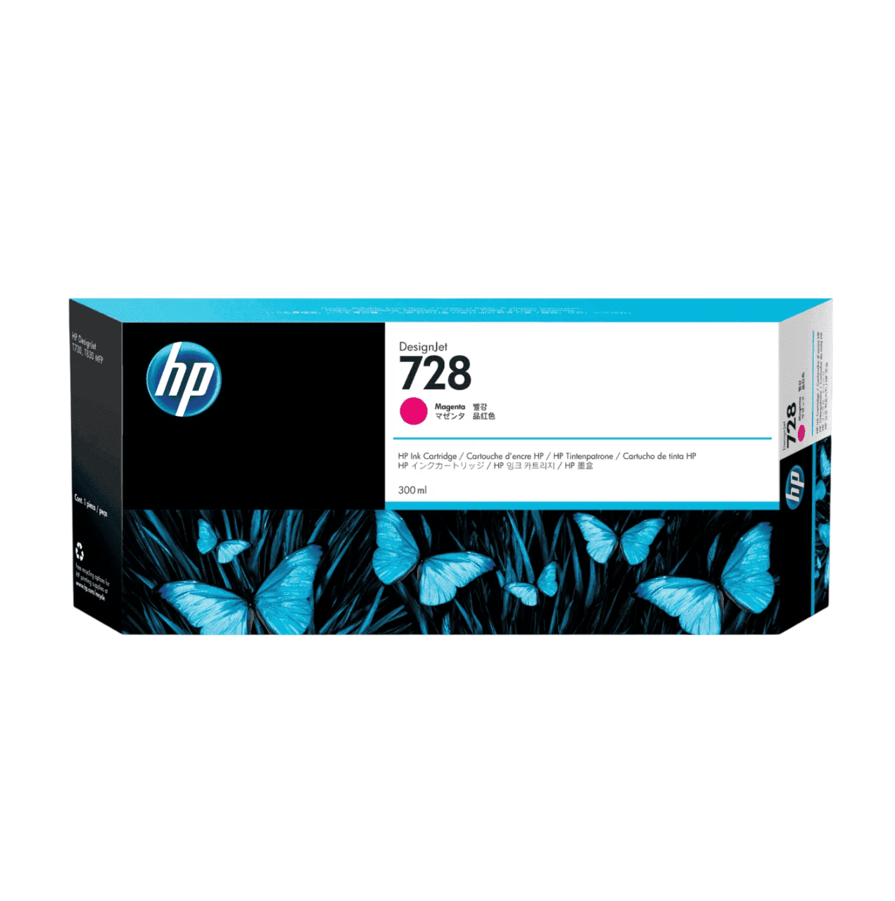 F9K16A HP 728 300-ml Magenta Ink Cartridge (7920) · HP · Cartucho de tinta