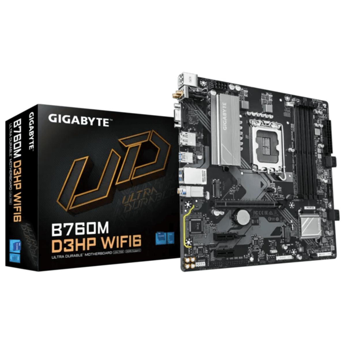 Mother Gigabyte B760M D3HP WIFI6 DDR5 1700 (12va/13va/14va Gen)(7638) · Gigabyte · Intel 1700