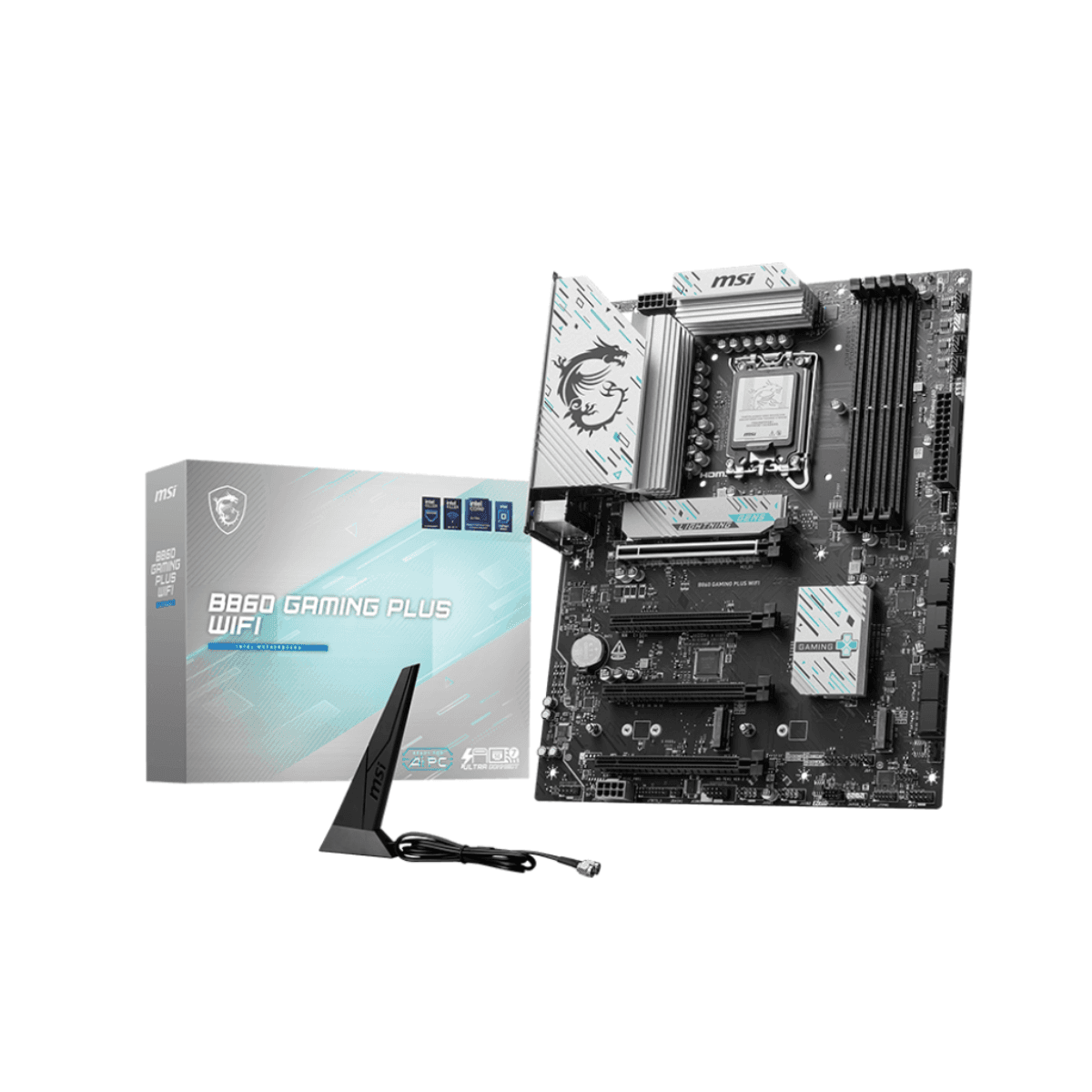 Mother MSI B860 GAMING PLUS WIFI DDR5 1851 (Serie Ultra) (9764) · MSI · Intel 1851