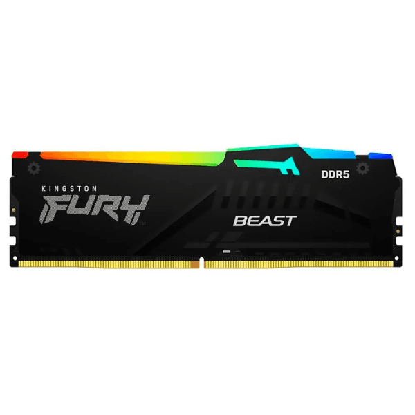Memoria DDR5 Kingston 32Gb 6000 MHz FURY BEAST RGB Black EXPO (32Bits) (0302) · Kingston · DDR5