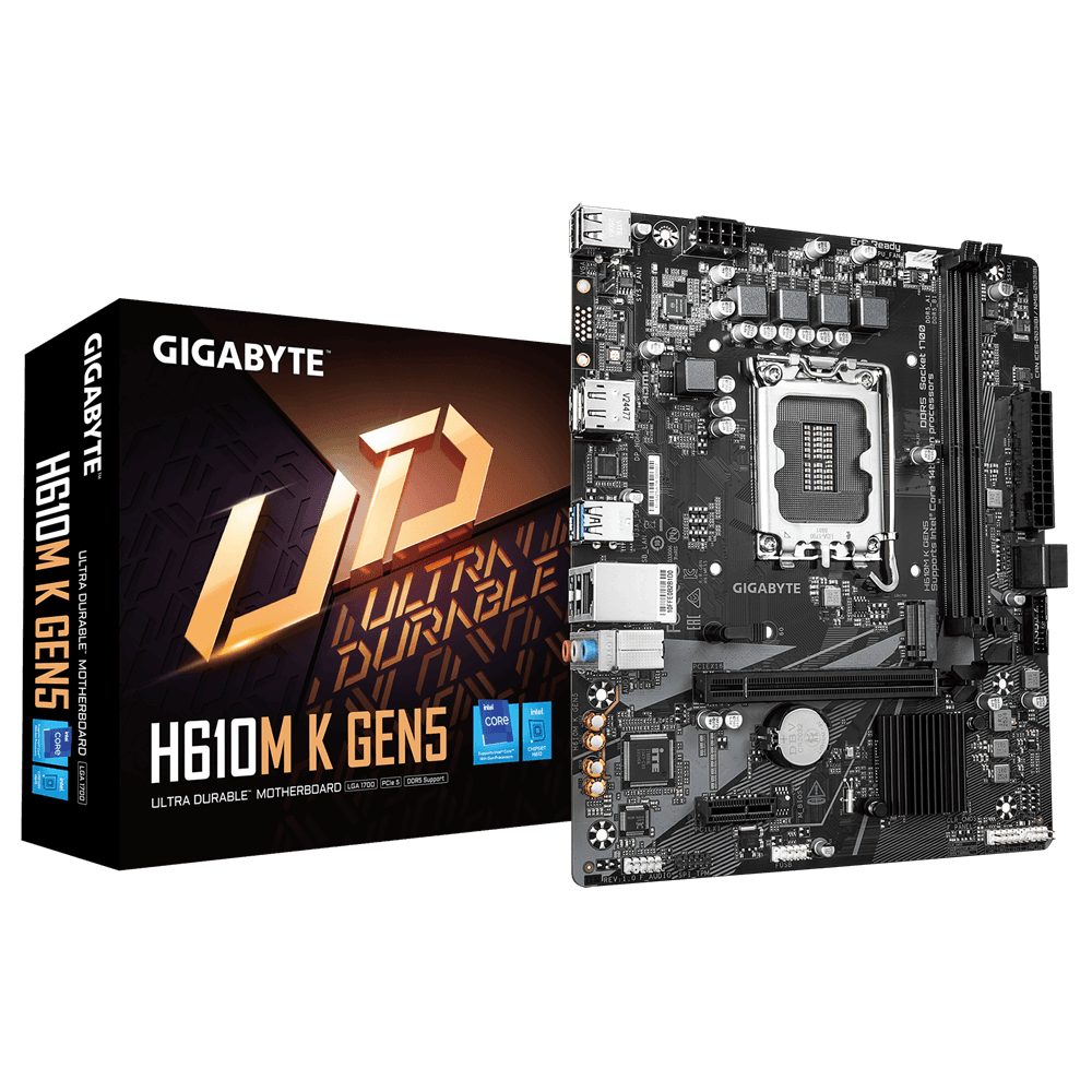 Mother Gigabyte H610M K GEN5 DDR5 1700 (12va/13va/14va Gen) (0149) · Gigabyte · Intel 1700