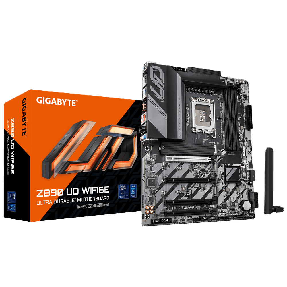 Mother Gigabyte Z890 UD WIFI6E DDR5 1851 (Serie Ultra) (5313) · Gigabyte · Intel 1851