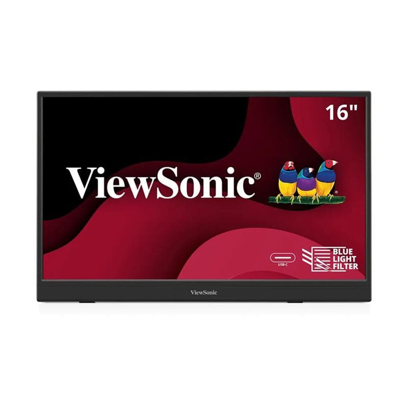 Monitor 16" portátil ViewSonic VA1653 IPS 1080p USB-C 60W · ViewSonic