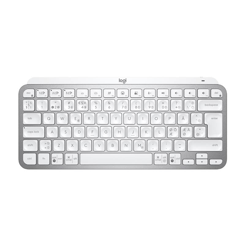 Teclado Inalámbrico Logitech MX Keys Mini Pale Grey · Logitech · Inalámbrico