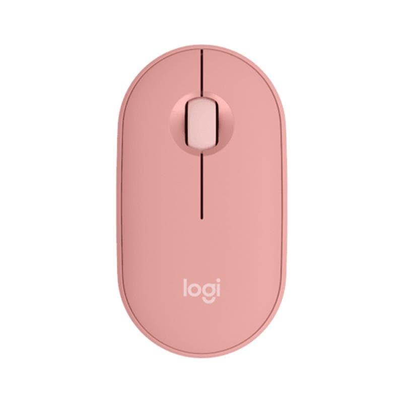 Mouse Inalámbrico Logitech Pebble Mouse 2 M350S Tonal Rose BT · Logitech · Inalámbrico