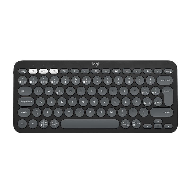 TECLADO INAL LOGITECH Pebble Keys 2 K380s-TONAL GRAPHITE · Logitech · General