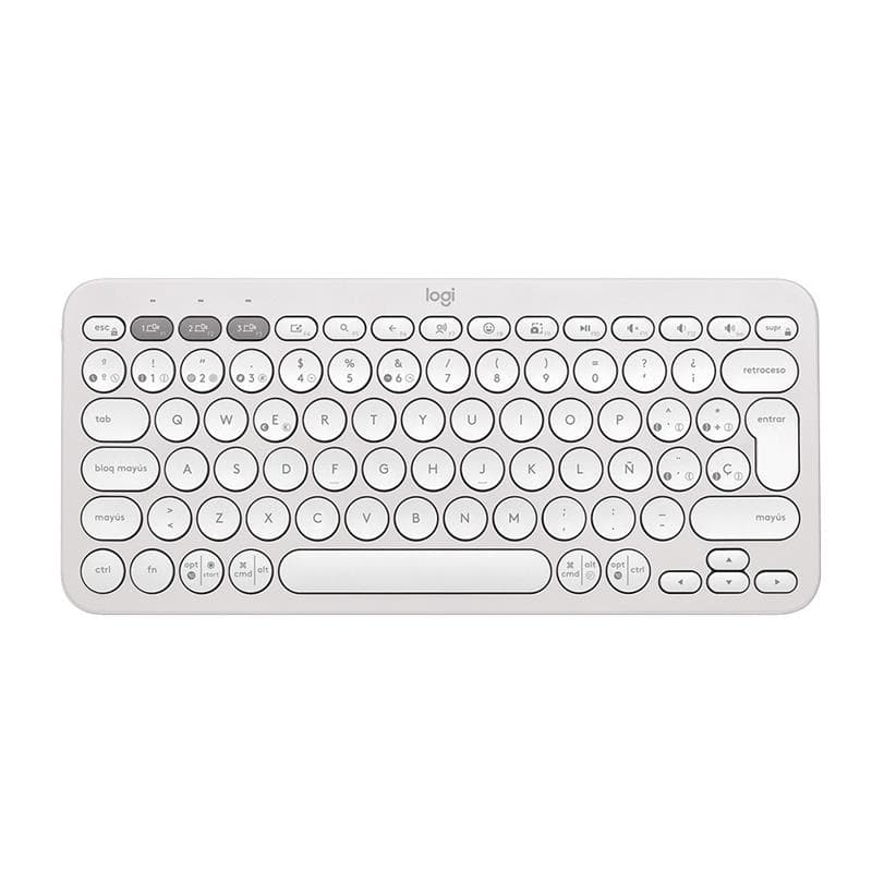 Teclado Logitech Pebble Keys 2 K380s Off White · Logitech · General