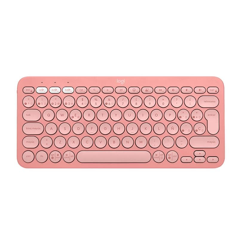 Teclado Logitech Pebble Keys 2 K380s Rose · Logitech · General