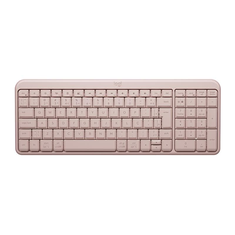 TECLADO INAL LOGITECH K250 Rosa · Logitech · General