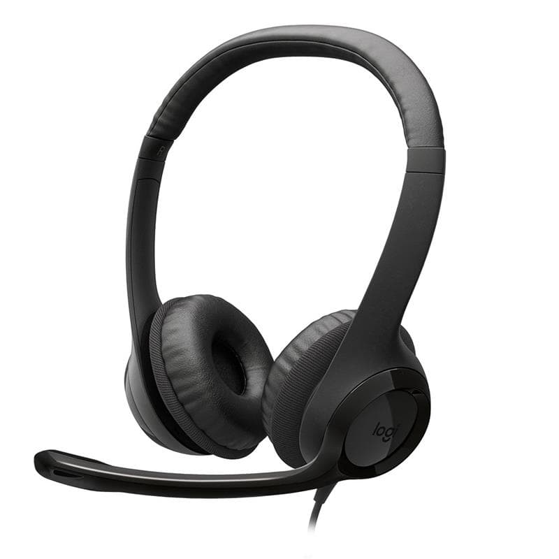 Headset Logitech H390 USB-C Black · Logitech · Con micrófono