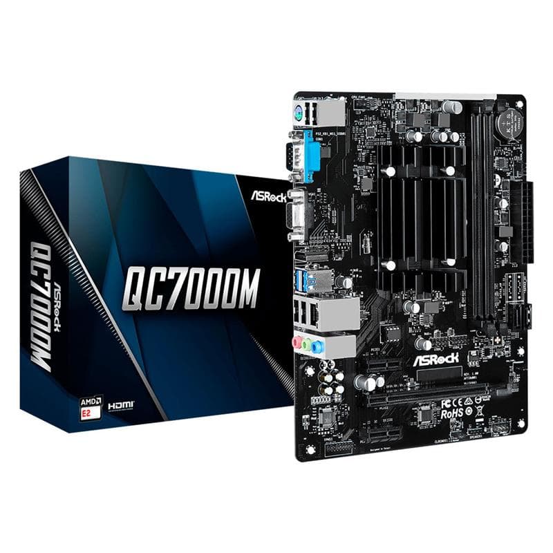 Motherboard ASRock QC7000M AMD FT3b Carrizo-L E2-7110 Quad-Core APU · AsRock · General