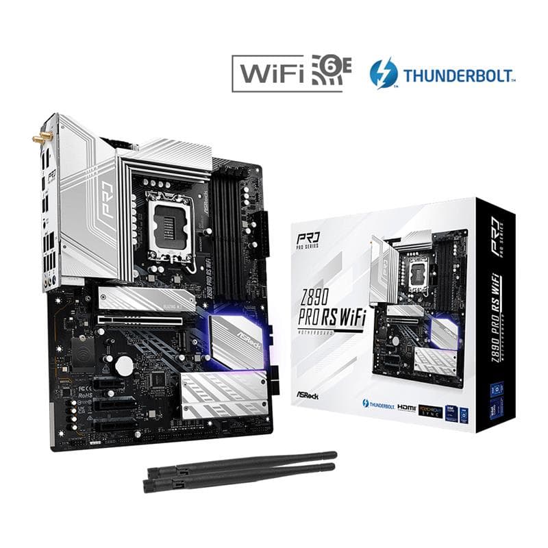 Motherboard ASRock Z890 Pro RS Wi-Fi Intel® Socket 1851 12/13/14va. Gen. DD · AsRock · Intel 1851
