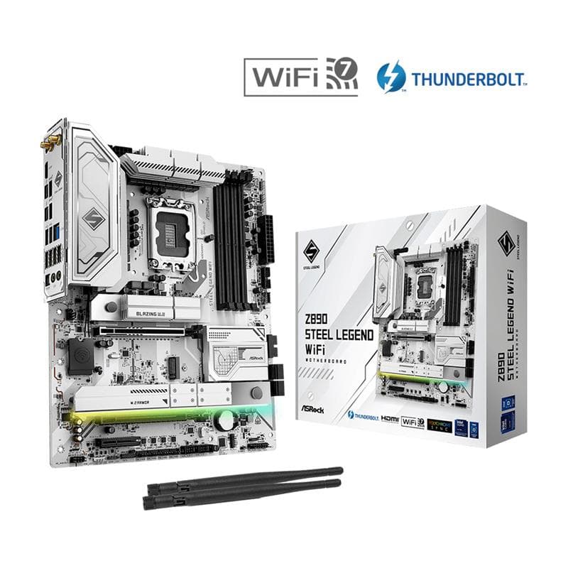 Motherboard ASRock Z890 STEEL LEGEND Wi-Fi Socket Intel® Socket 1851 12/13/ · AsRock · Intel 1851