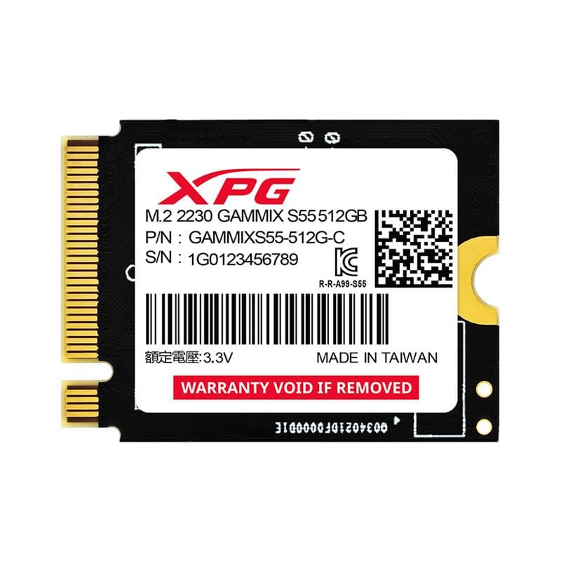Disco SSD XPG Gammix S55 512Gb M.2 2230 PCIe Gen4x4 · ADATA · M.2 NVMe