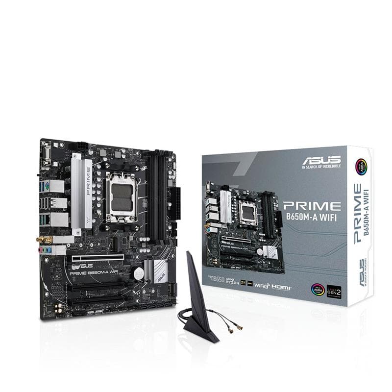 Motherboard ASUS PRIME B650M-A WIFI II 6 AMD Socket AM5 DDR5 · Asus · AMD AM5