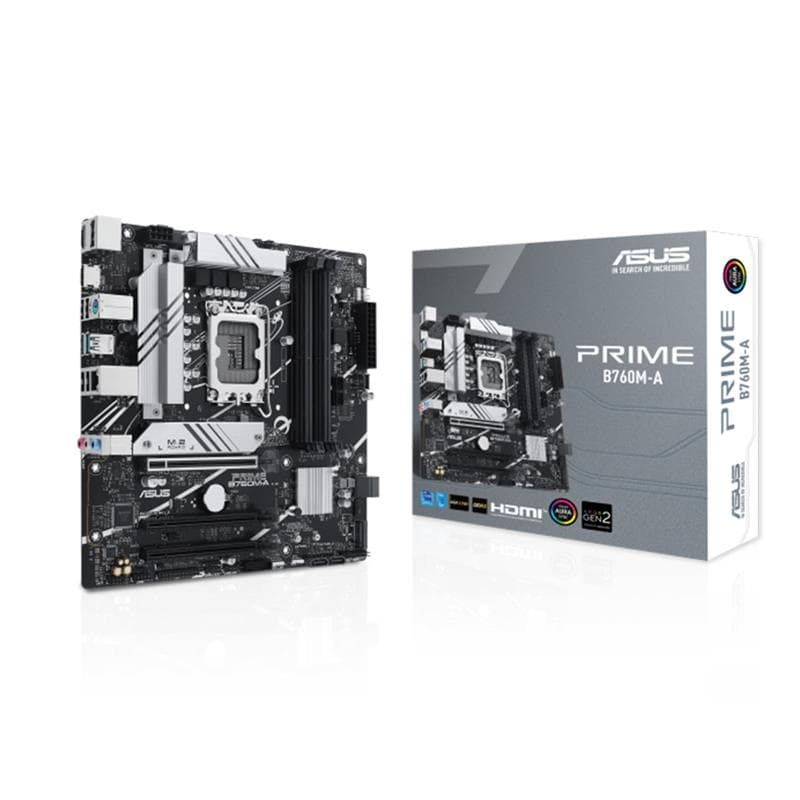 Motherboard ASUS PRIME B760M-A Intel® Socket 1700 12/13va. Gen. · Asus · Intel 1700