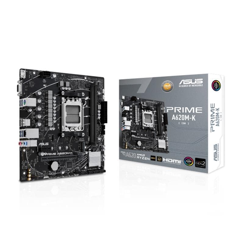 Motherboard ASUS PRIME A620M-K-CSM AMD Socket AM5 DDR5 · Asus · AMD AM5