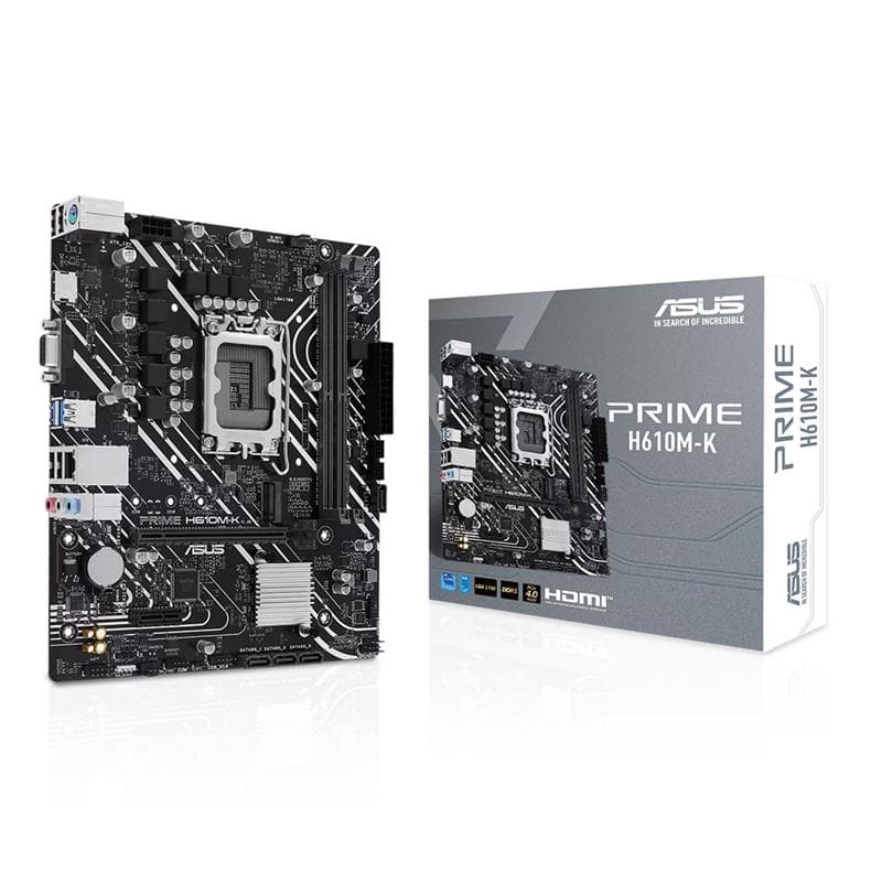 Motherboard ASUS PRIME H610M-K Intel® Socket 1700 12/13/14va. Gen. · Asus · Intel 1700