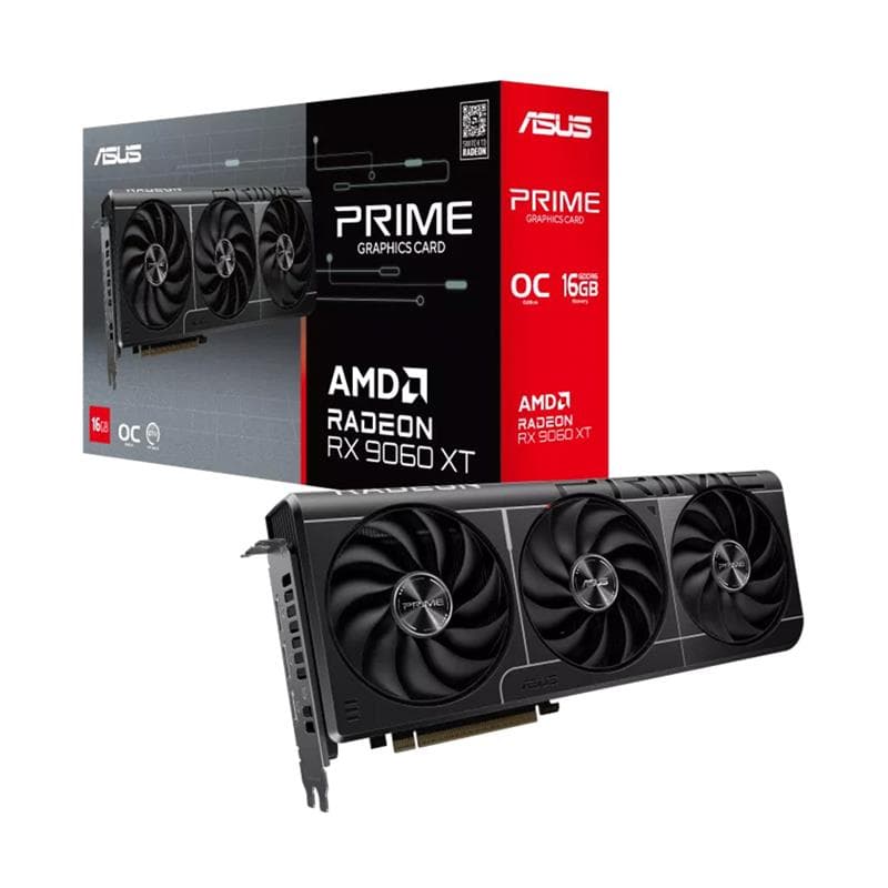 Placa de Video ASUS Prime Radeon™ RX 9060 XT 16GB GDDR6 OC Edition · Asus · AMD Radeon RX