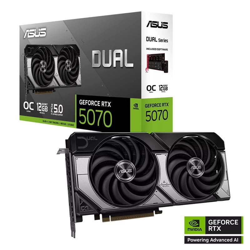 Placa de Video ASUS PRIME RTX5070 O12G OC 12GB DDR7 · Asus · General