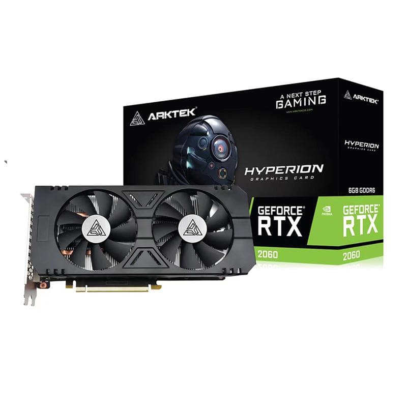 Placa de Video ARKTEK GeForce RTX 2060 6GB GDDR6 · Arktek