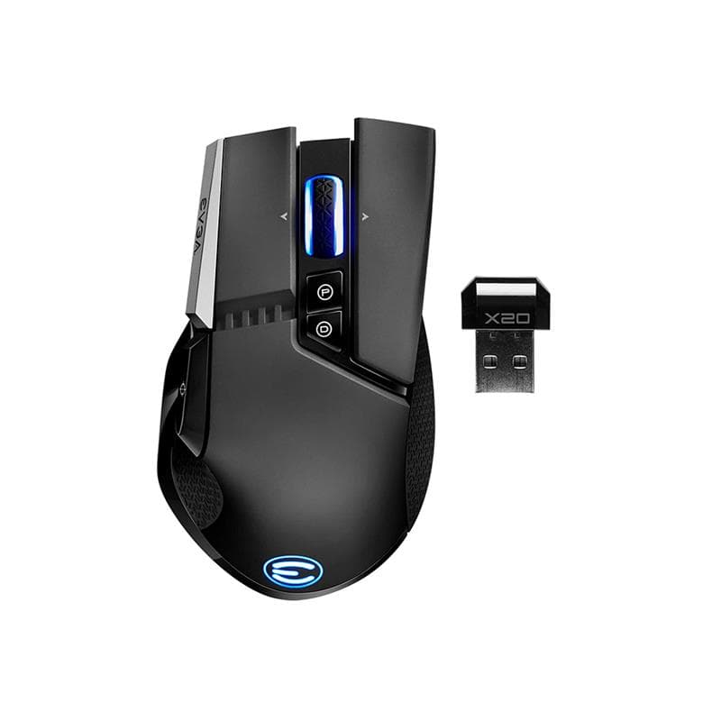 Mouse Inalámbrico EVGA X20 Gaming Black · EVGA · Inalámbrico