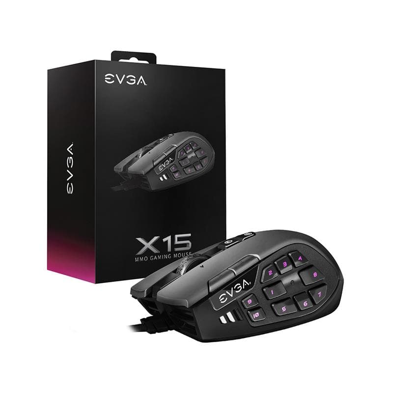 Mouse EVGA X15 Gaming Black · EVGA