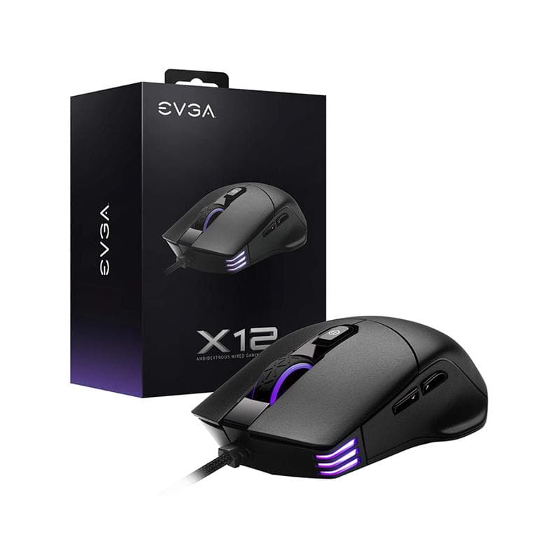 Mouse EVGA X12 Gaming Black · EVGA · Gamer