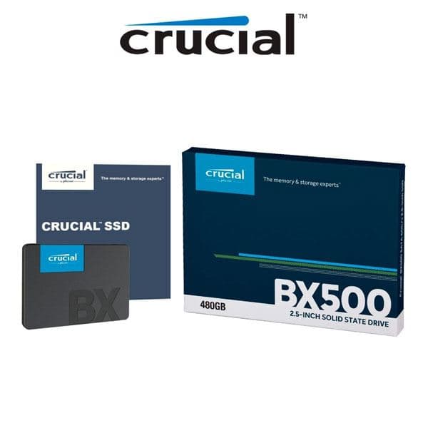 DISCO SSD CRUCIAL 500GB BX500 SATA 25” 7MM (CT500BX500SSD1)