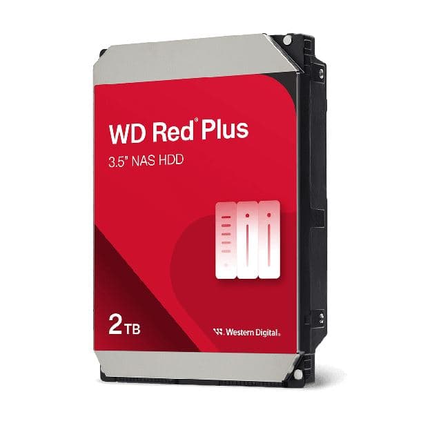 HD HDD 2TB WD RED PLUS SATA III 3.5" NAS