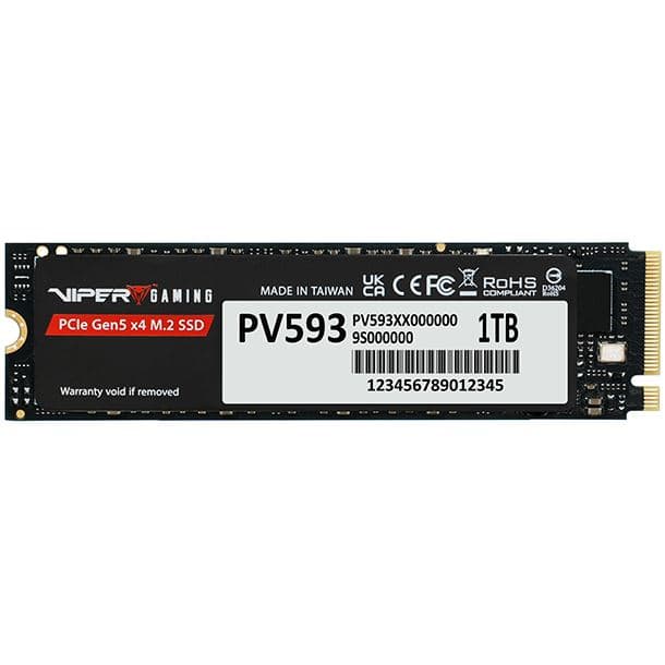 HD SSD 1TB PATRIOT VIPER PV593 M.2 NVME GEN5 14000MB/S 2280