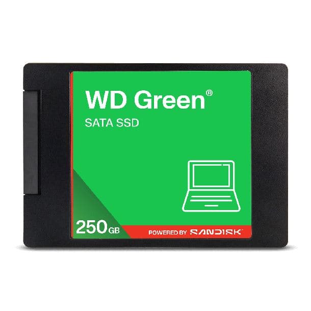 HD SSD 250GB WD GREEN SATA III 2.5" +Q 240GB