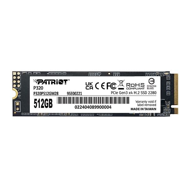 DISCO SSD PATRIOT P320 SOLID 512GB M.2 PE000997