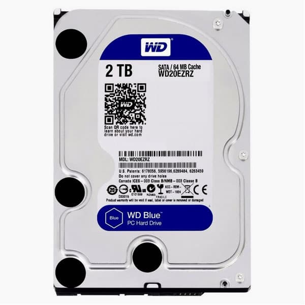 HD HDD 2TB WD BLUE SATA III 3.5" 5400RPM