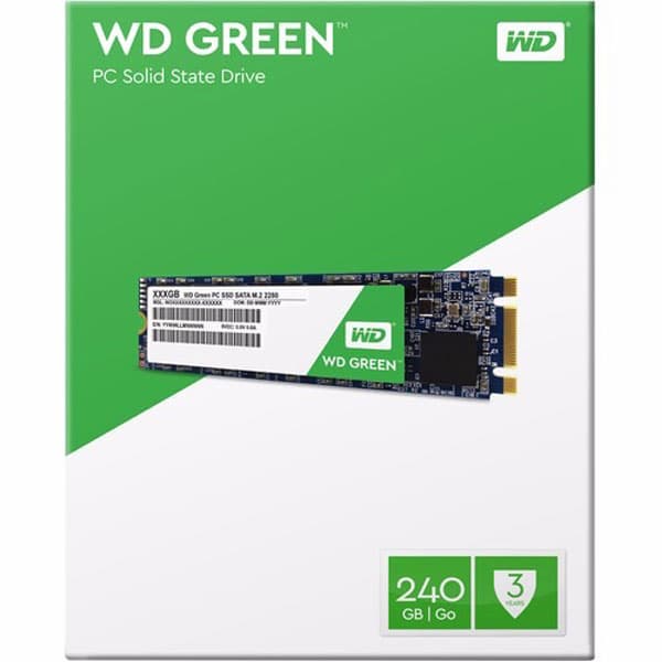 HD SSD 240GB WD GREEN M.2 SATA III 2280
