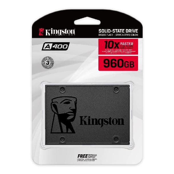 HD SSD 960GB KINGSTON A400 SATA III 2.5" (SIMIL 1TB)