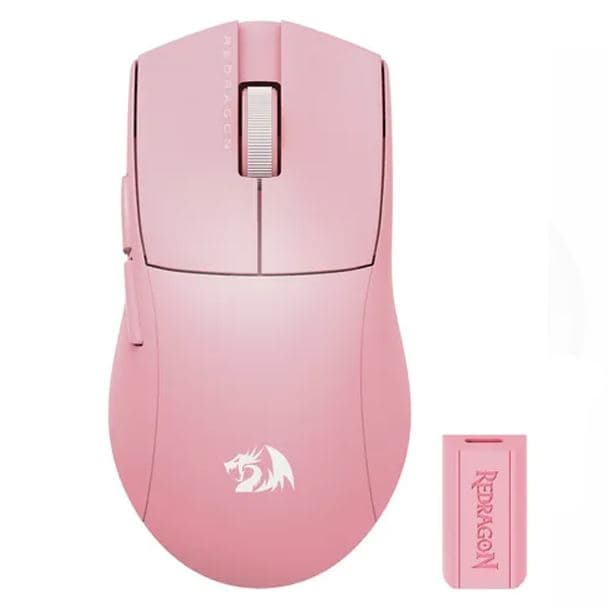 MOUSE WIRELESS REDRAGON M916 K1NG PRO 4K PINK