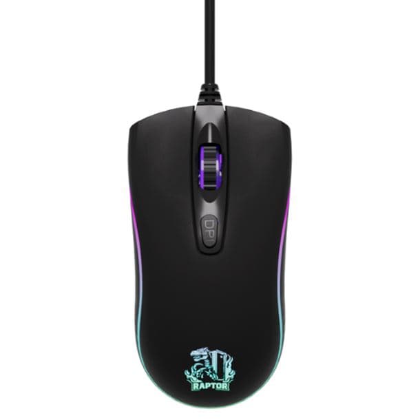 MOUSE RAPTOR STORM GRIP 4 BOTONES 3600DPI 7 COLORES