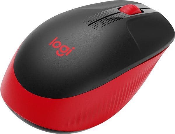 MOUSE WIRWLESS LOGITECH M190 BLACK/RED 910-005904