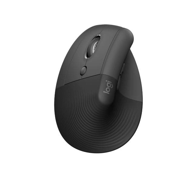 MOUSE WIRELESS LOGITECH LIFT ZURDO ERGONOMICO NEGRO 910-006467