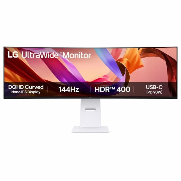 MONITOR CURVO 49" LG 49U950A-W ULTRAWIDE IPS DUAL QHD 144HZ HDMI DP