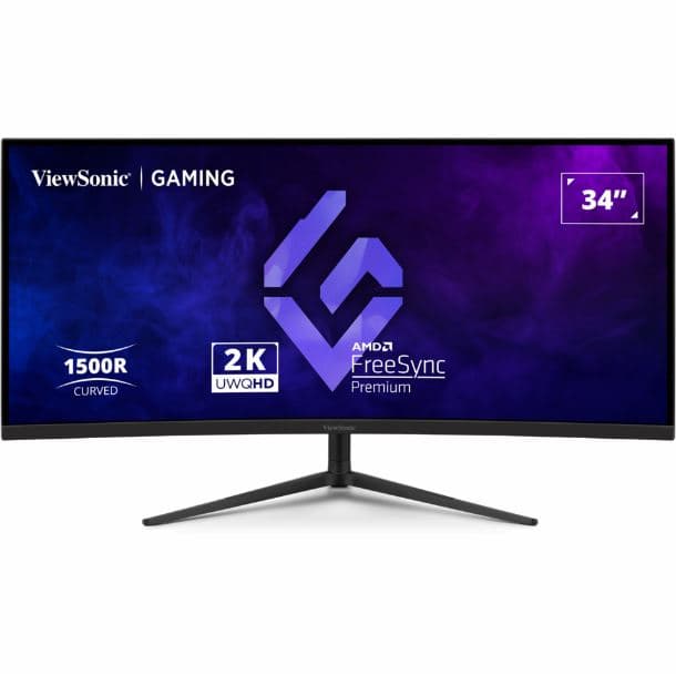 MONITOR GAMER CURVO 34" VIEWSONIC VX3418C-2K 180HZ 1MS UWQHD HDMI DP
