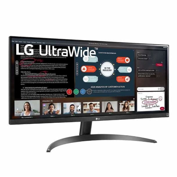 MONITOR 26" LG 26WQ500-B LED QHD 75HZ HDMI ULTRAWIDE